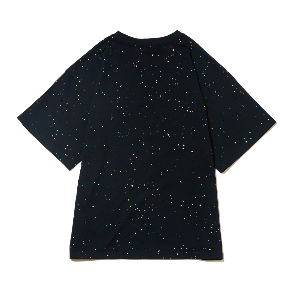 WELTRAUM Star T-shirt / Black