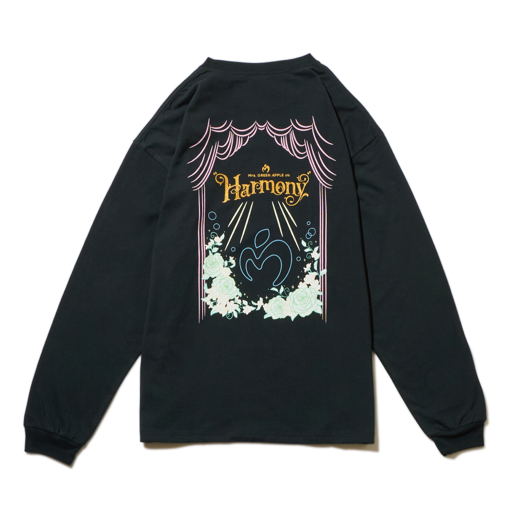 MGA on “Harmony” Long Sleeve T-shirt / Black