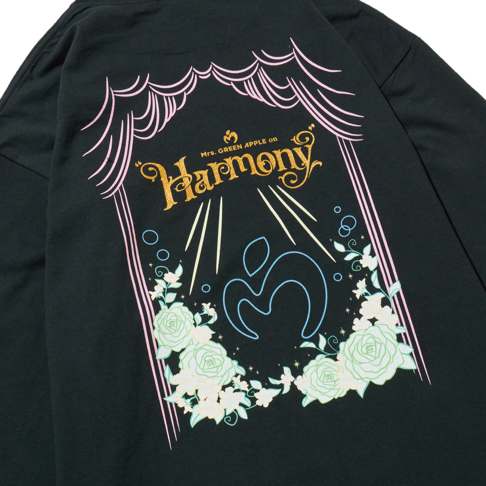 MGA on “Harmony” Long Sleeve T-shirt / Black