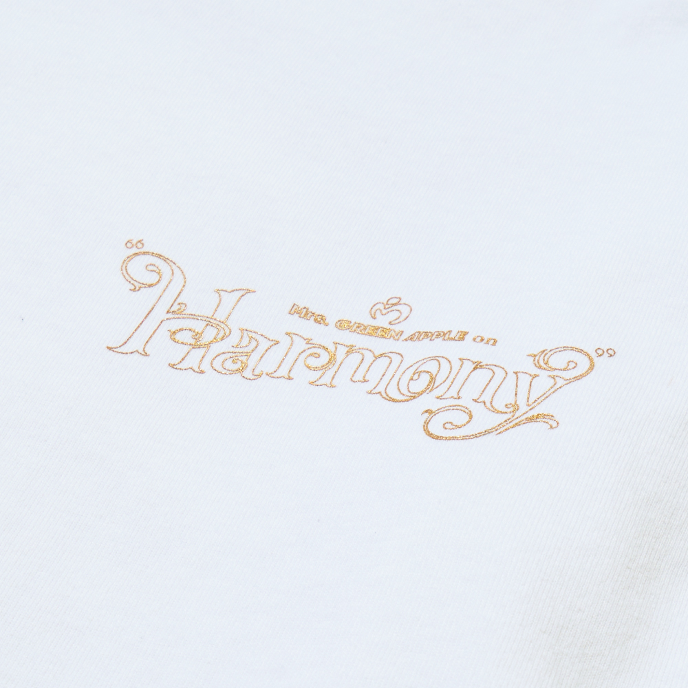 MGA on “Harmony” Long Sleeve T-shirt / White