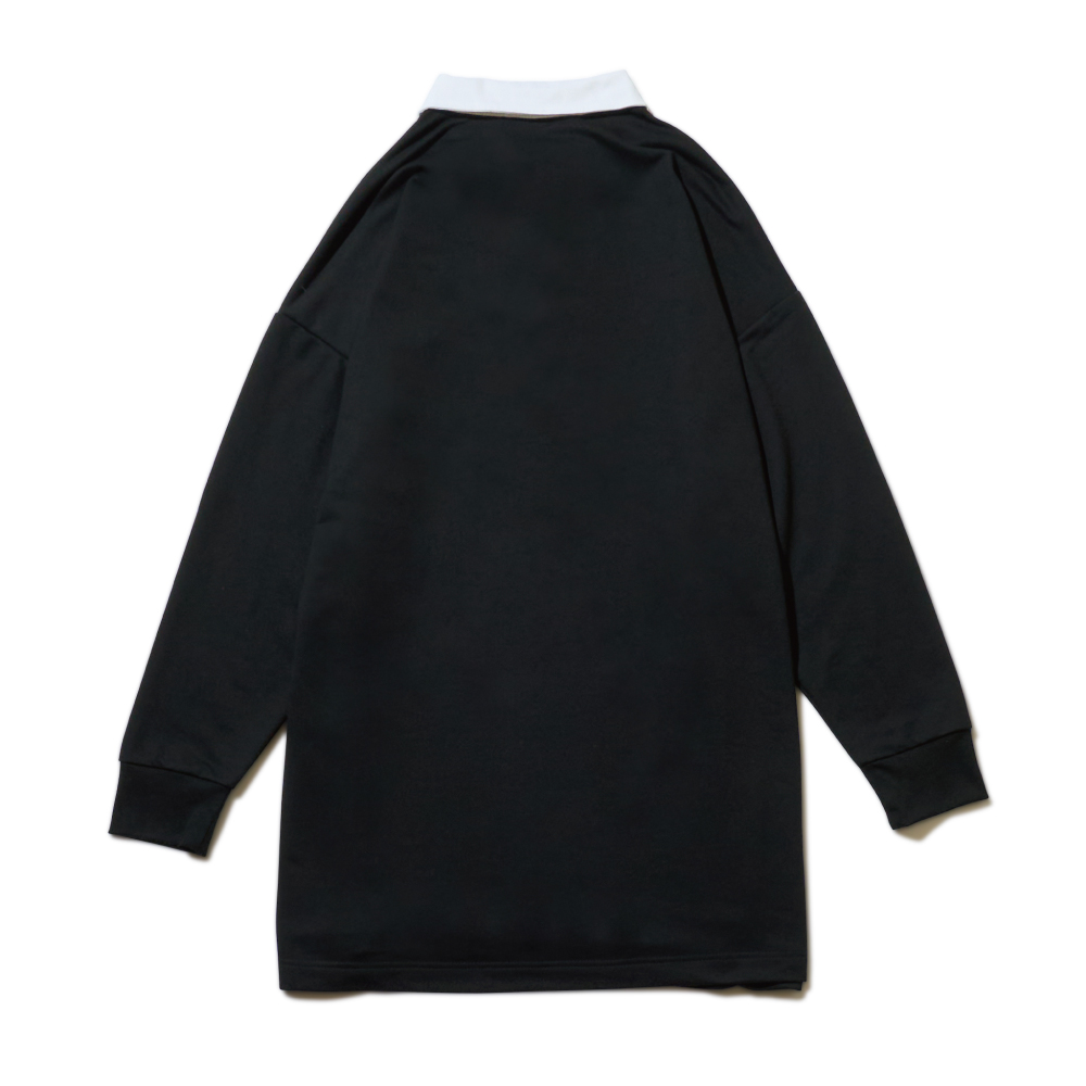 MGA on “Harmony” Long Sleeve Polo Dress / Black / Free