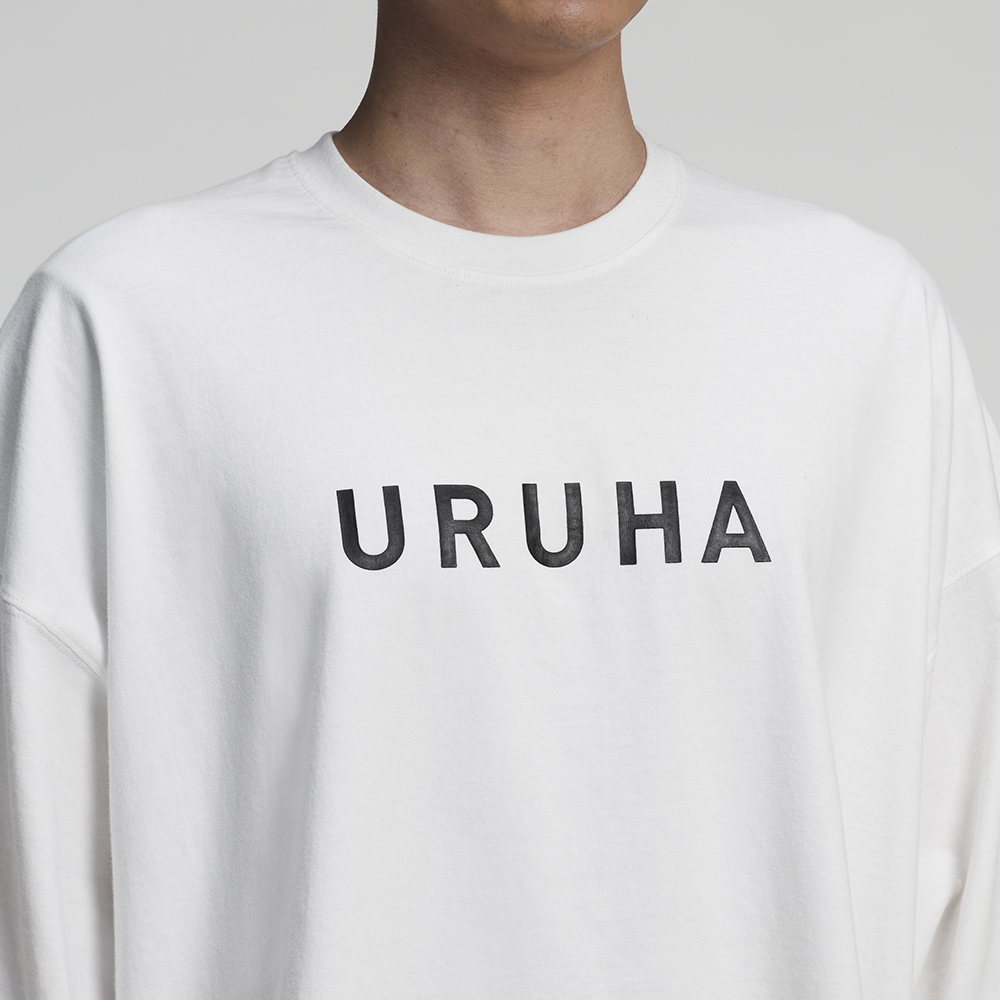 URUHA　ロゴTシャツ / White