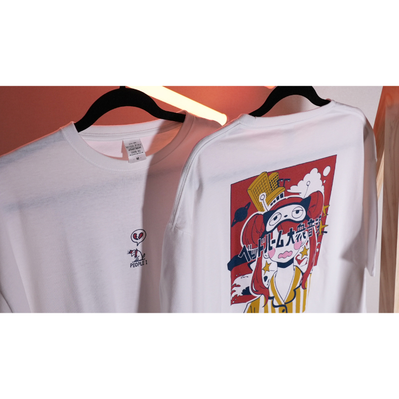 ”ベッドルーム大衆音楽”のビッグTシャツ