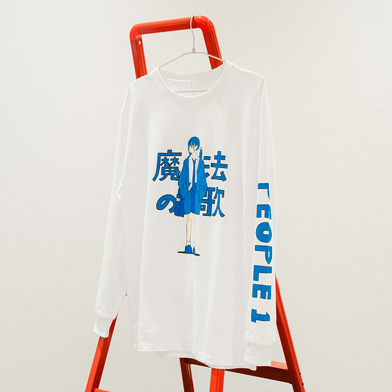 "魔法の歌" LS T-SHIRT / WHITE