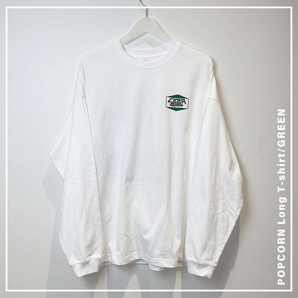 POPCORN　ロングＴシャツ / Green