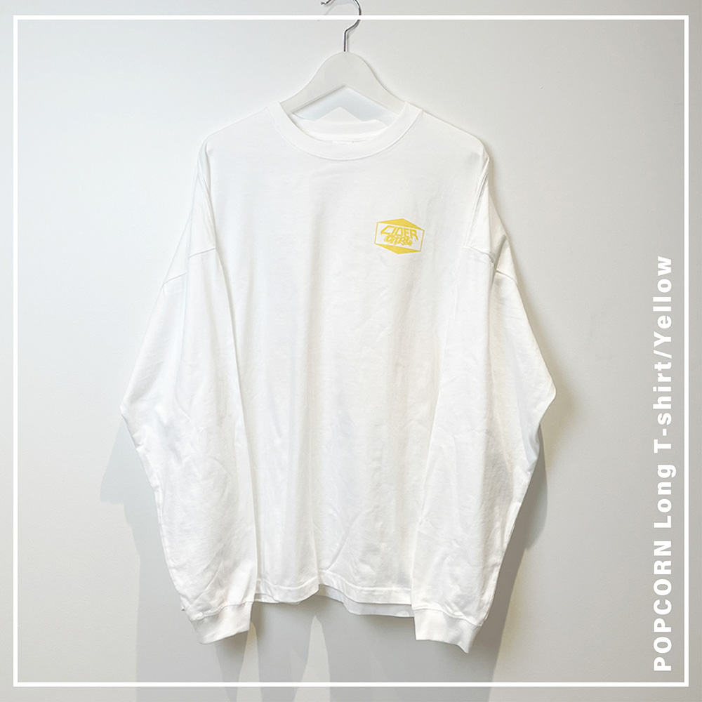 POPCORN　ロングＴシャツ / Yellow