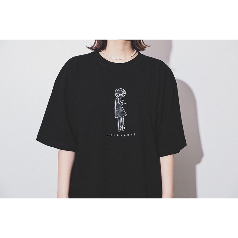 ビッグシルエットTシャツ / ブラック