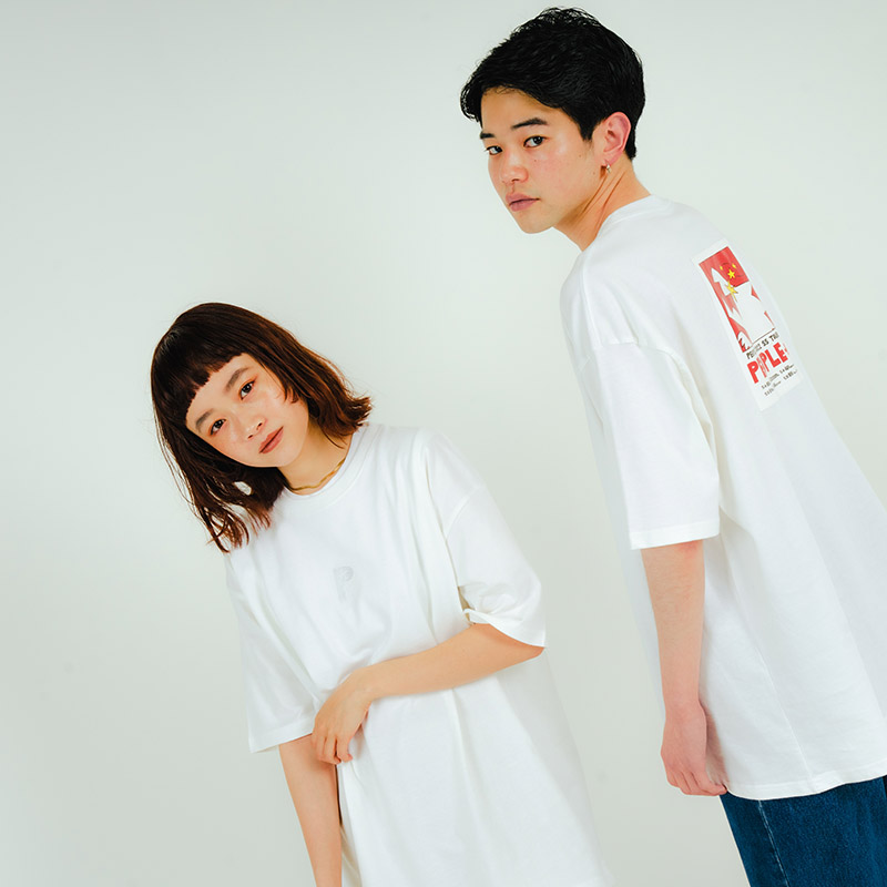 【修正前】”PEOPLE+”のTシャツ