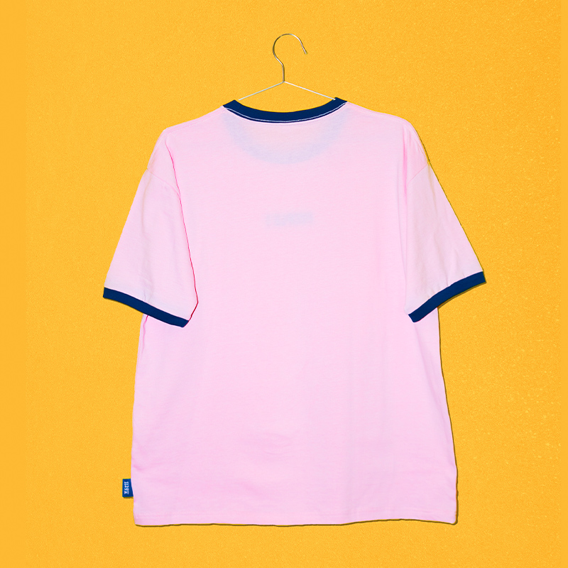 PEOPLE 1 TEE PINK×NAVY