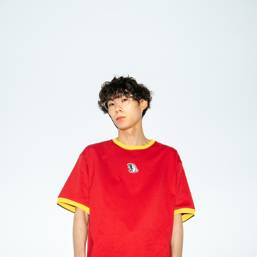 PEOPLE 1 TEE2 / RED×YELLOW