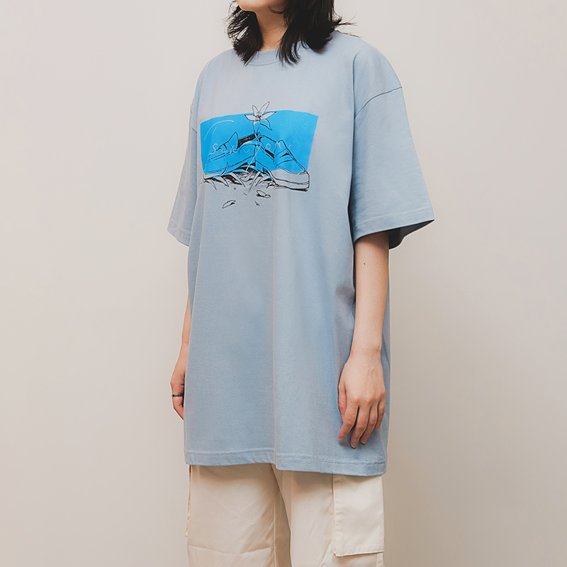 Tシャツ / アシッドブルー / Free