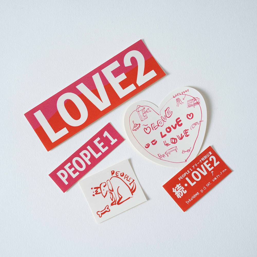 “LOVE2” STICKER