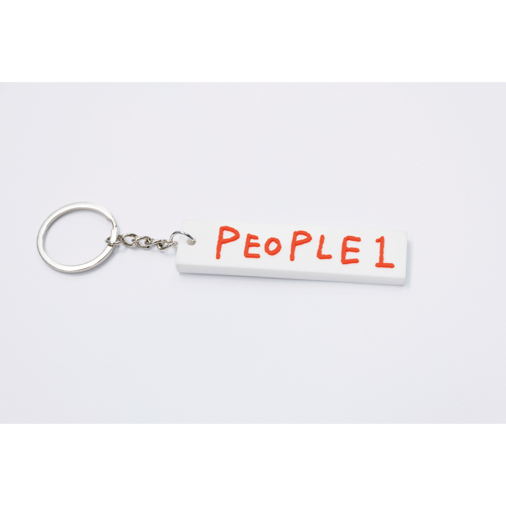 PEOPLE 1 KEYCHAIN2 / WHITE