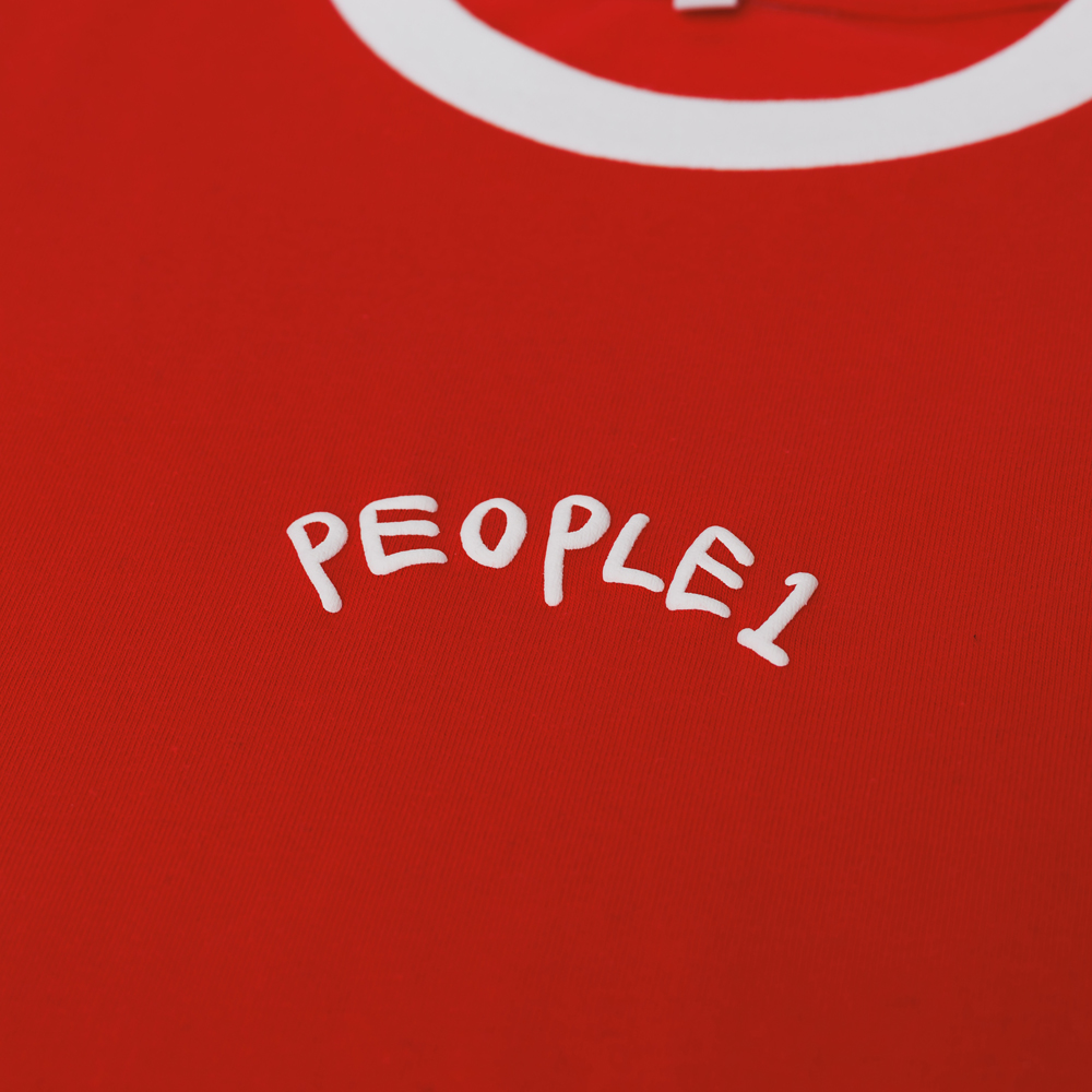 PEOPLE 1 TEE4 / RED