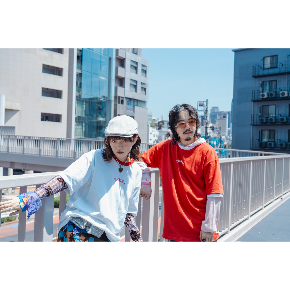 PEOPLE 1 TEE4 / RED