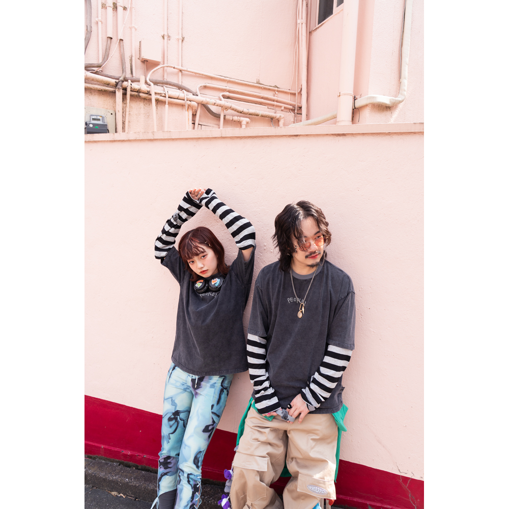 PEOPLE 1 LAYERED LS TEE
