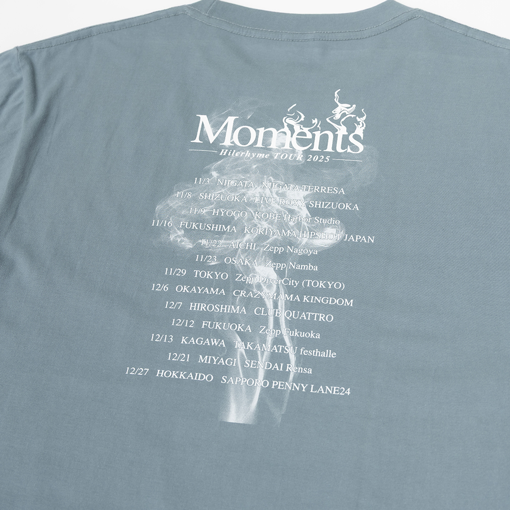 Moments オーバーサイズTシャツ / セメントブルー