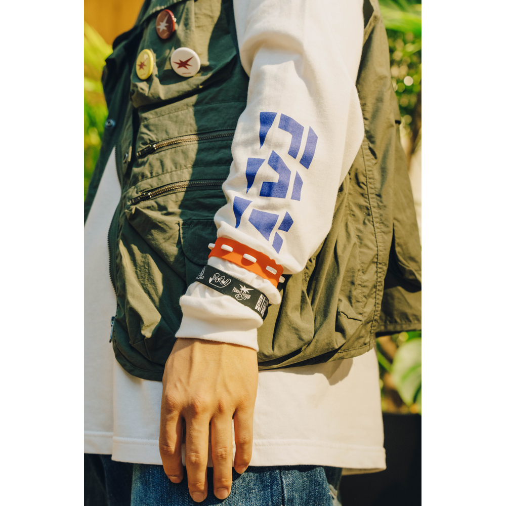 FANDOM Long T-shirt White