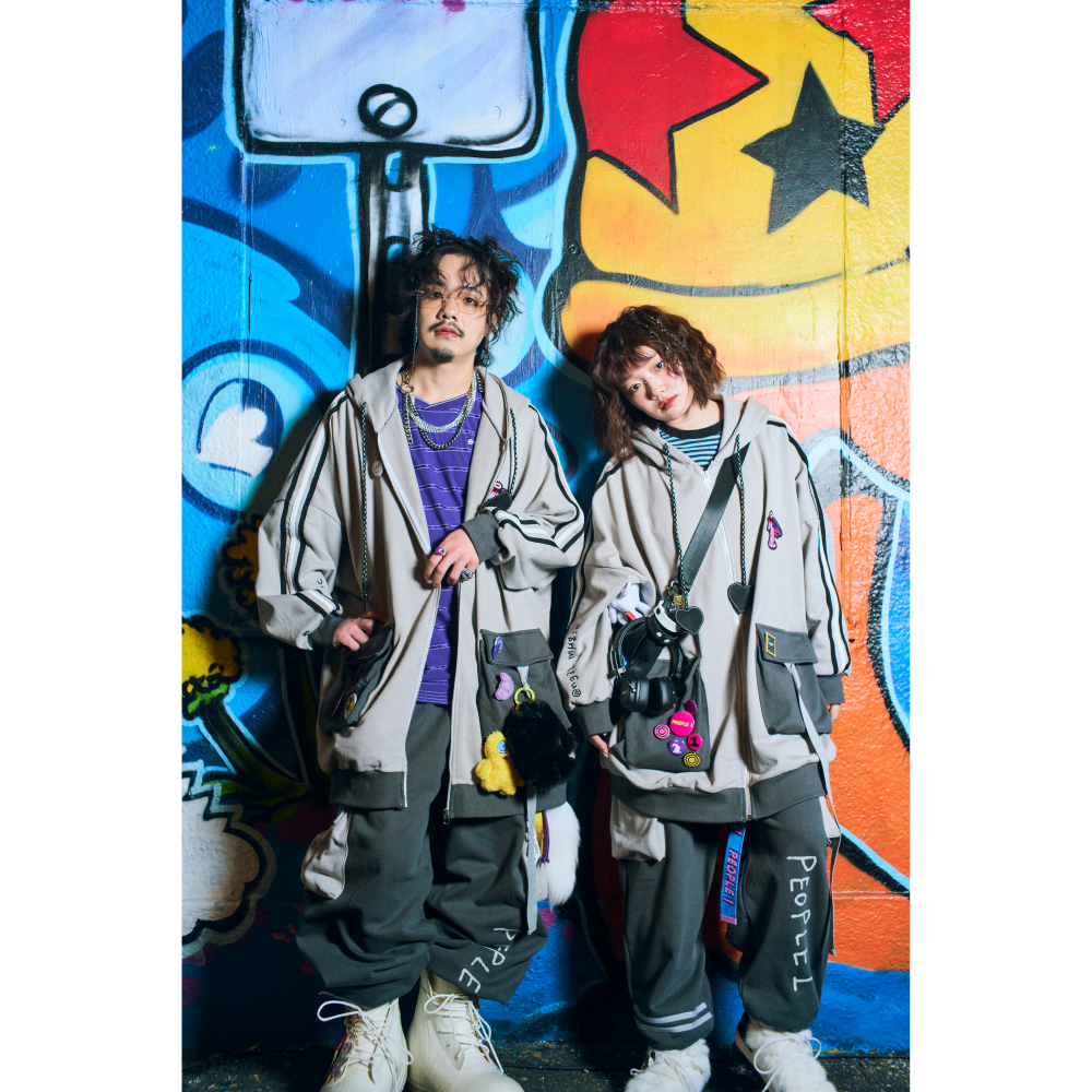 @ng31 mµ$!c zip-up hoodie inspired by “idiot”