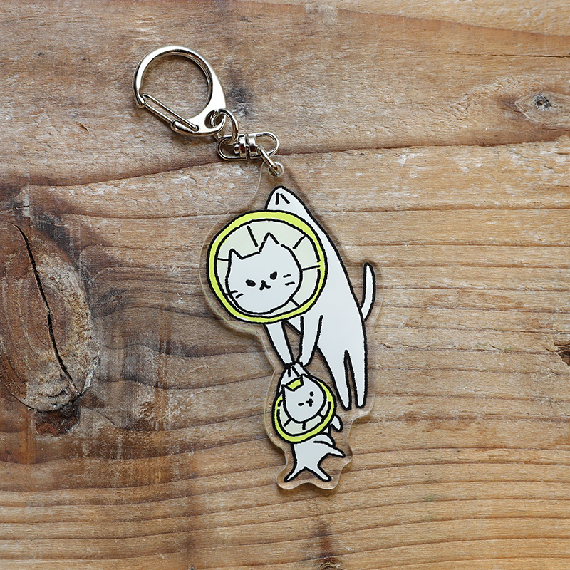 れもねこ アクリルキーホルダー Tooka Base